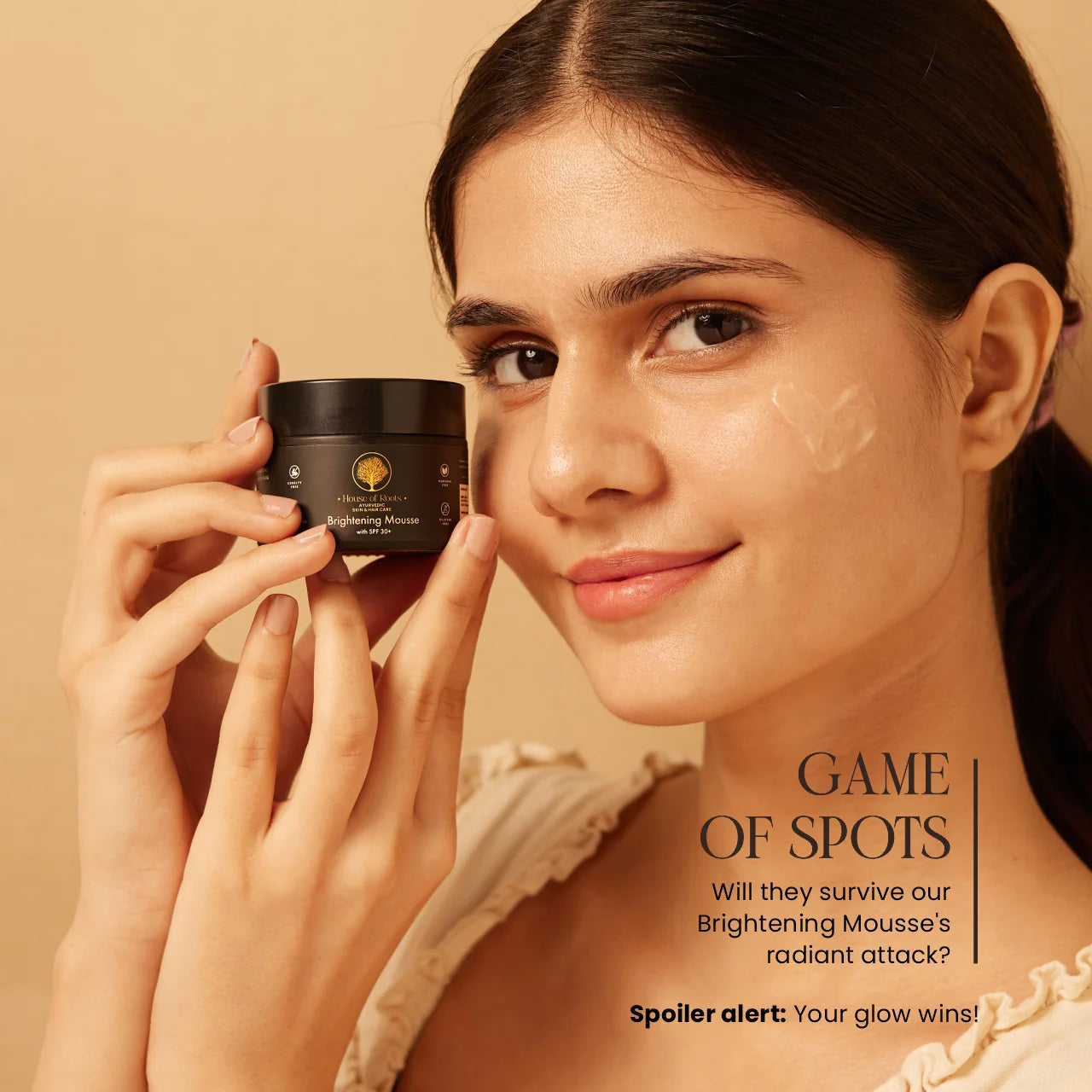 Brightening Mousse with SPF 30+