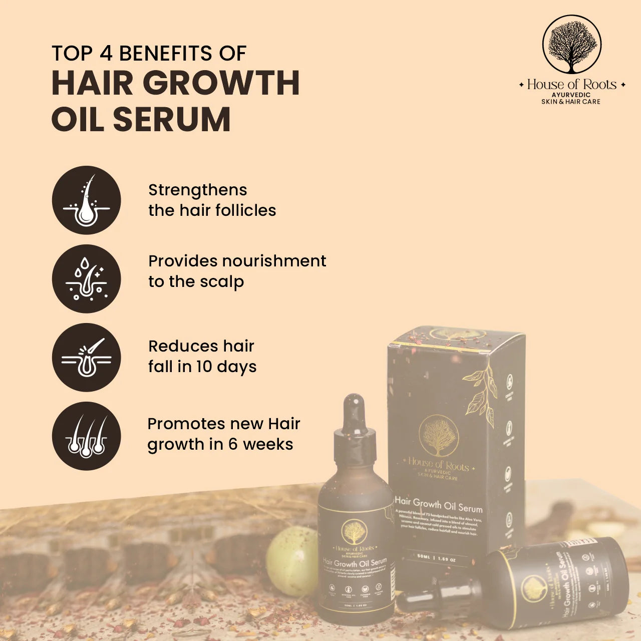 Hair Growth Oil Serum (Pack of 2)